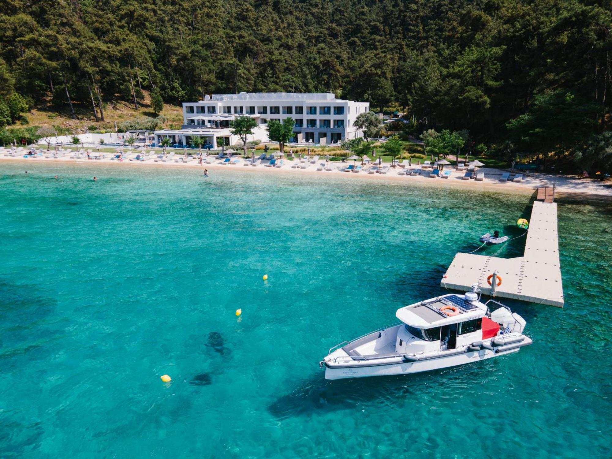 Vathi Cove Luxury Resort & Spa Chrisi Ammoudia Exteriör bild
