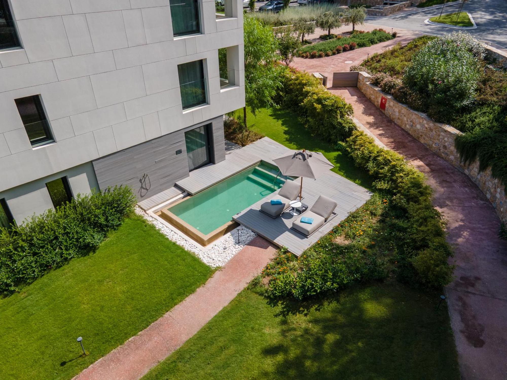 Vathi Cove Luxury Resort & Spa Chrisi Ammoudia Exteriör bild