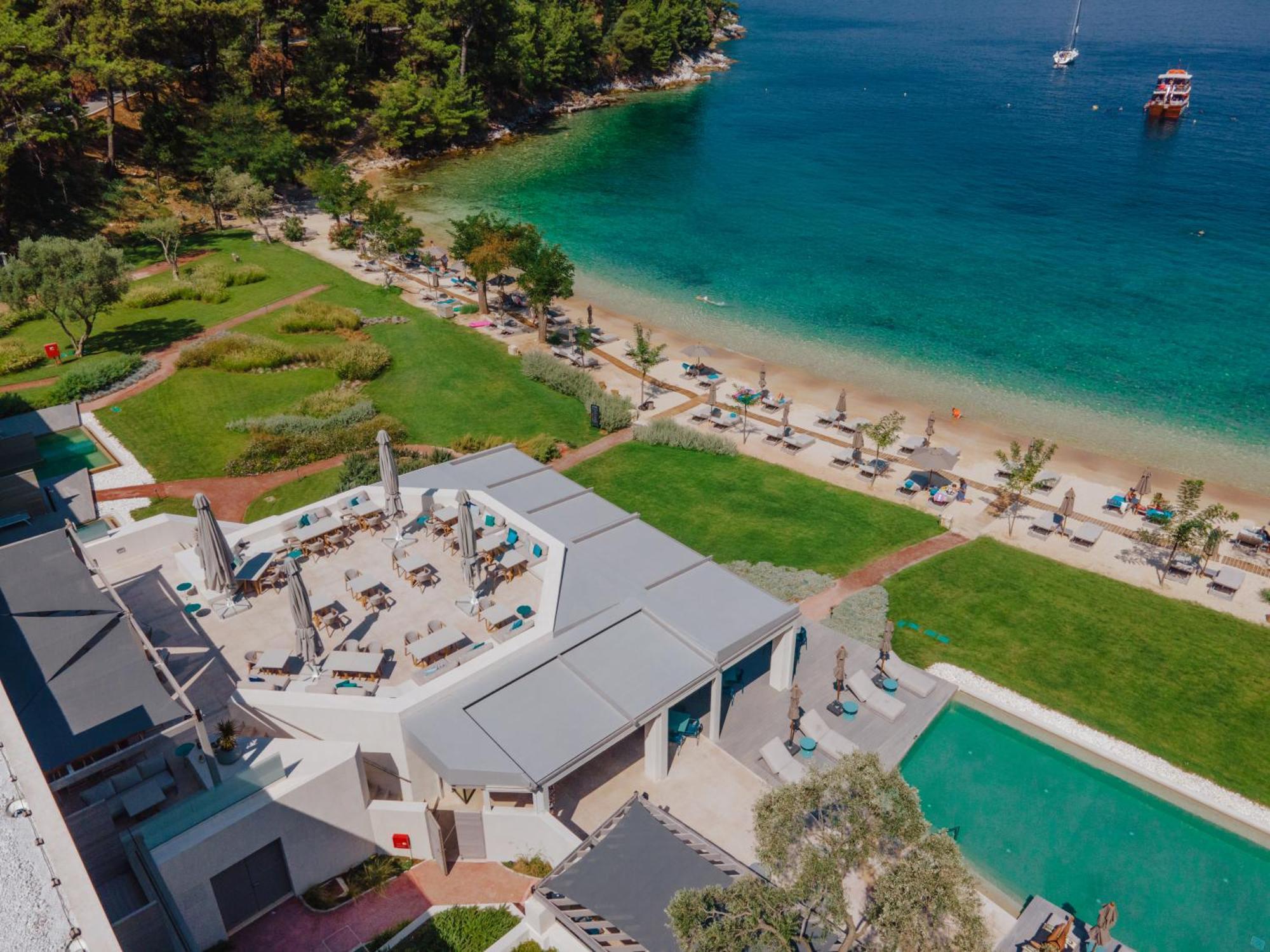Vathi Cove Luxury Resort & Spa Chrisi Ammoudia Exteriör bild