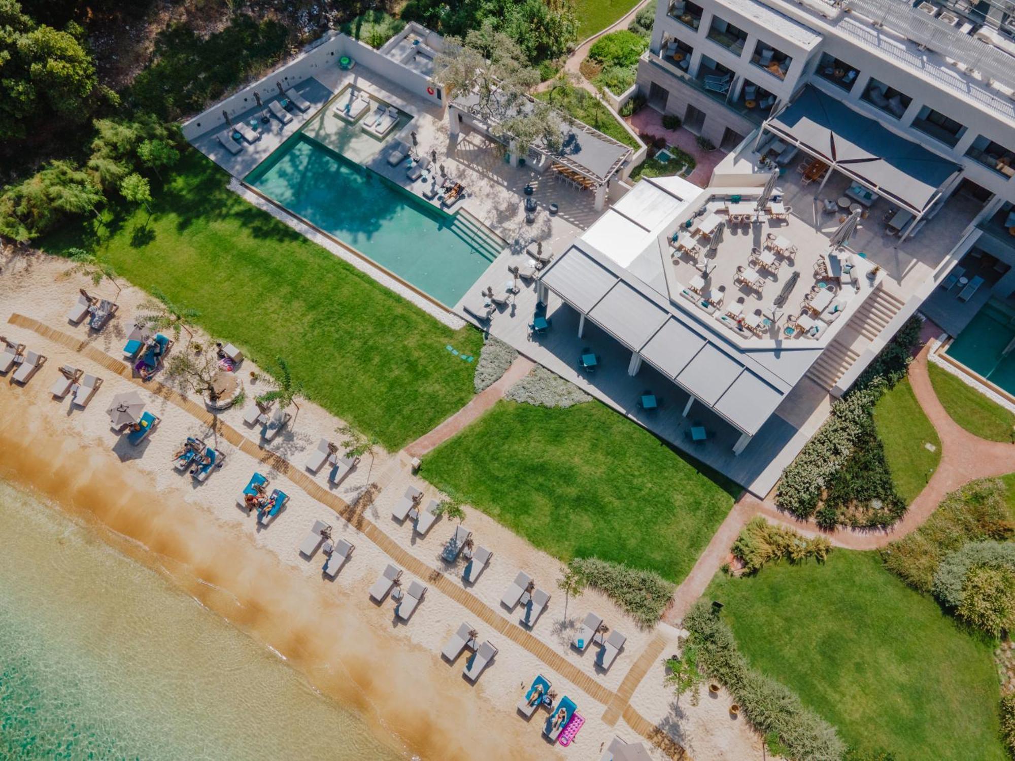 Vathi Cove Luxury Resort & Spa Chrisi Ammoudia Exteriör bild