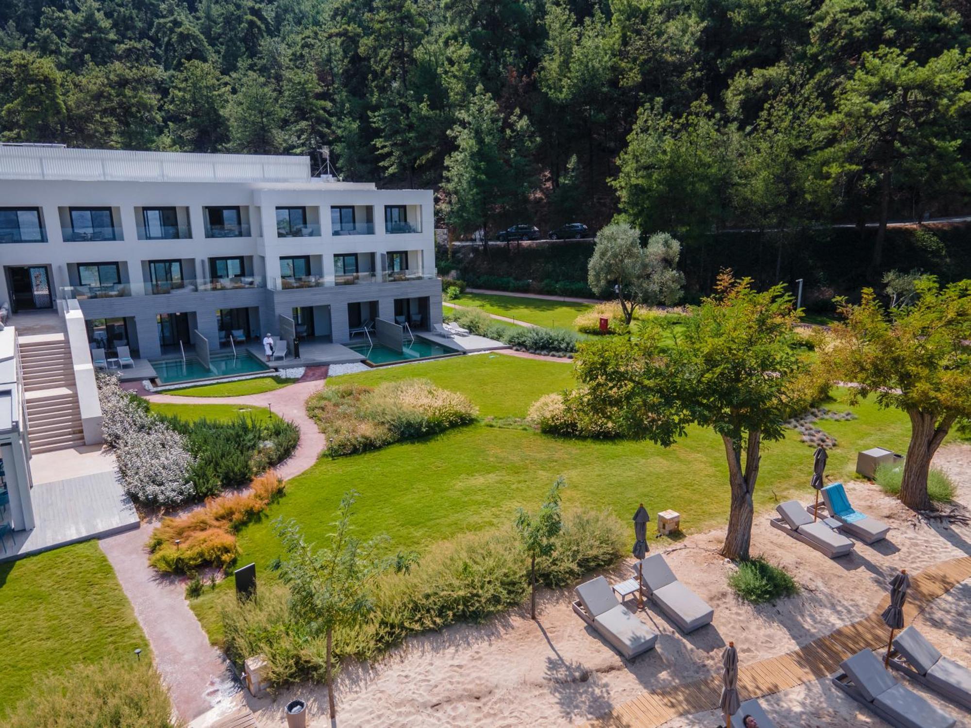 Vathi Cove Luxury Resort & Spa Chrisi Ammoudia Exteriör bild