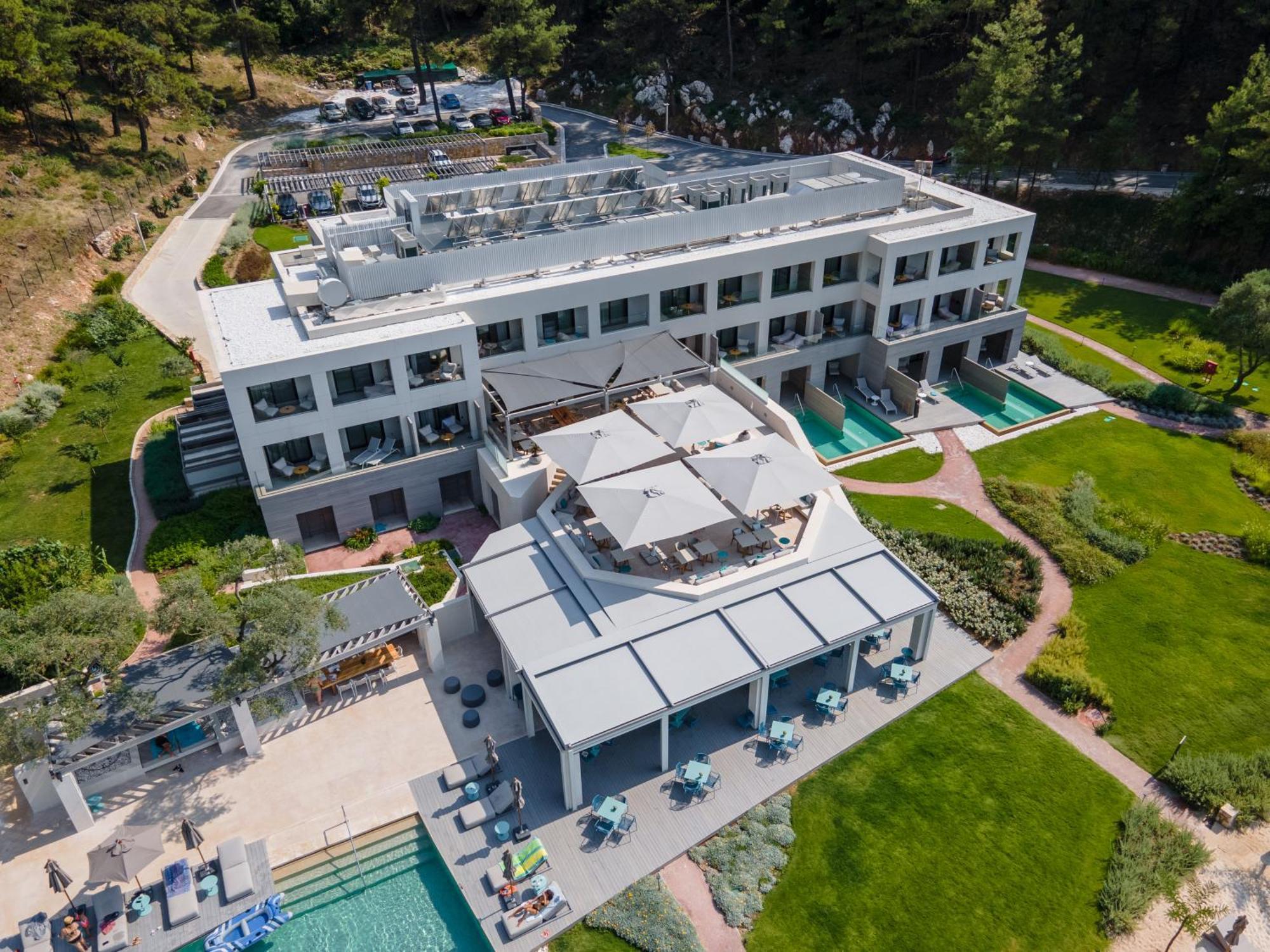 Vathi Cove Luxury Resort & Spa Chrisi Ammoudia Exteriör bild